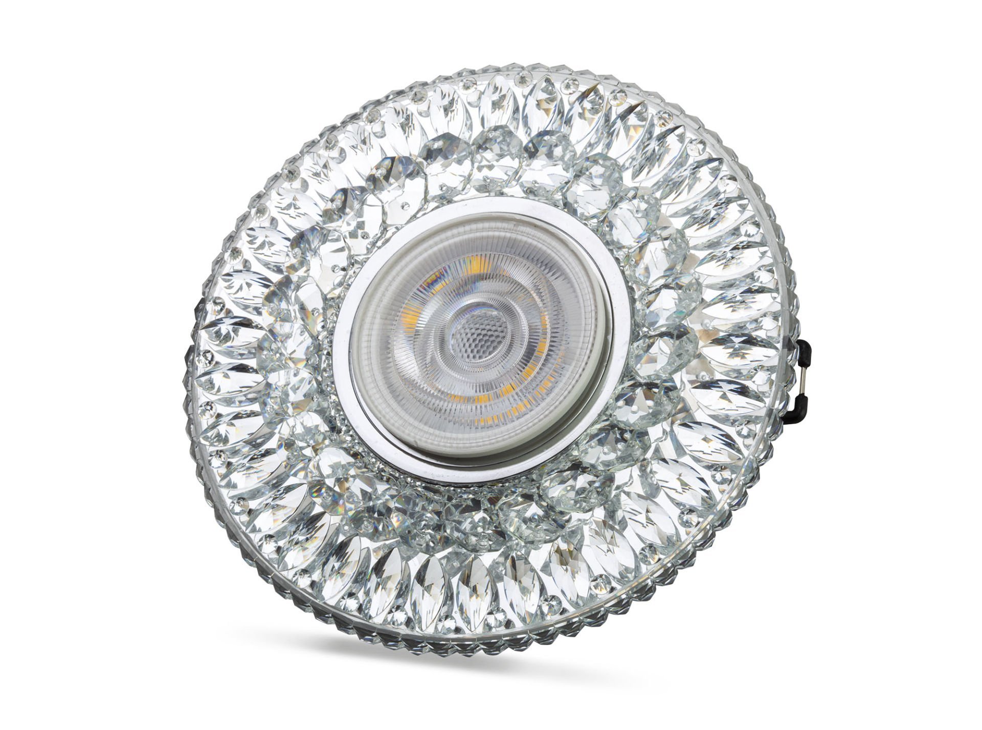 Noas YL65-1717 3W 4000K Ilık Beyaz Led Çerçeveli Lodos Kristal Cam Spot Kasası