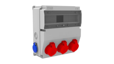 Bemis  3/25A. 380V. 3 Ad. Ön-1/16A. 220V. 2 Ad. Yan IP44 BH9-2305-2020