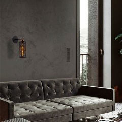 Aydinlatmadunyam Aplik Black Elek-N-991