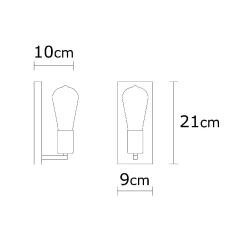 Aydinlatmadunyam Aplik White Karain-N-1355