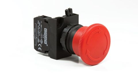 Emas C Pl Mantar Kafa.  Şoklu Acil Stop But. 40 Mm - CP200E