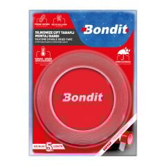 Bondit 15 Mm X 5 Mt Silikon Çift Tarafli Montaj Bandi