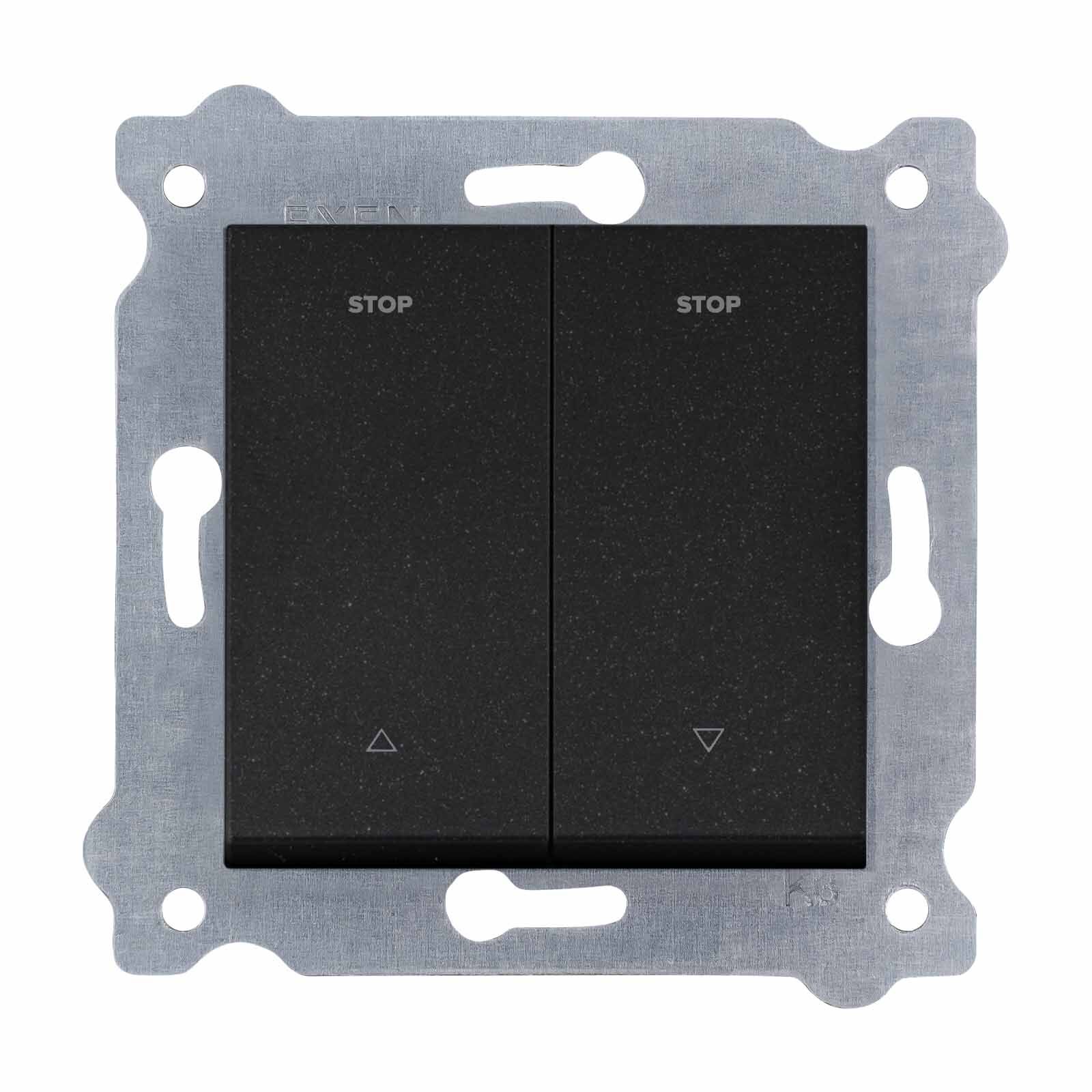 Exen Metalik Siyah Modül+Kapak  Yaysiz Jaluzi