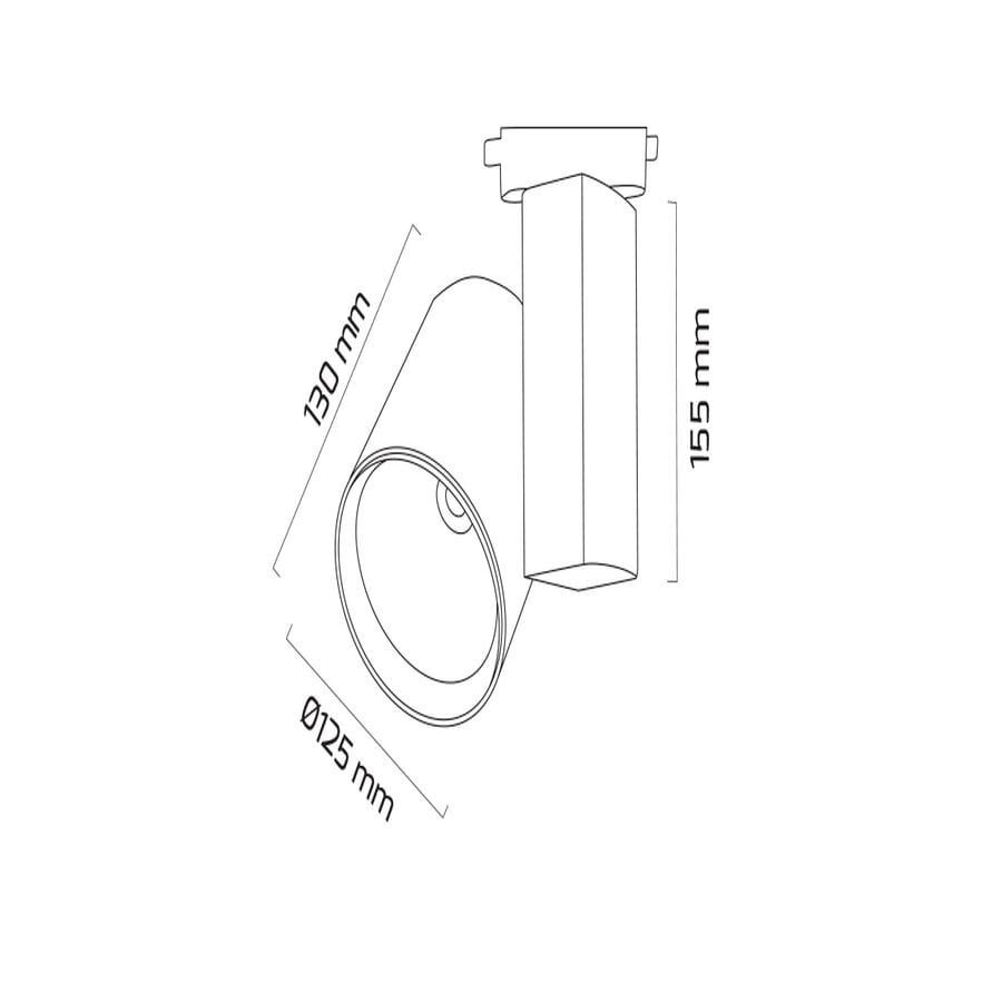 Goya Gy 3625 Beyaz Kasa 57W 40° 3000K Led Ray