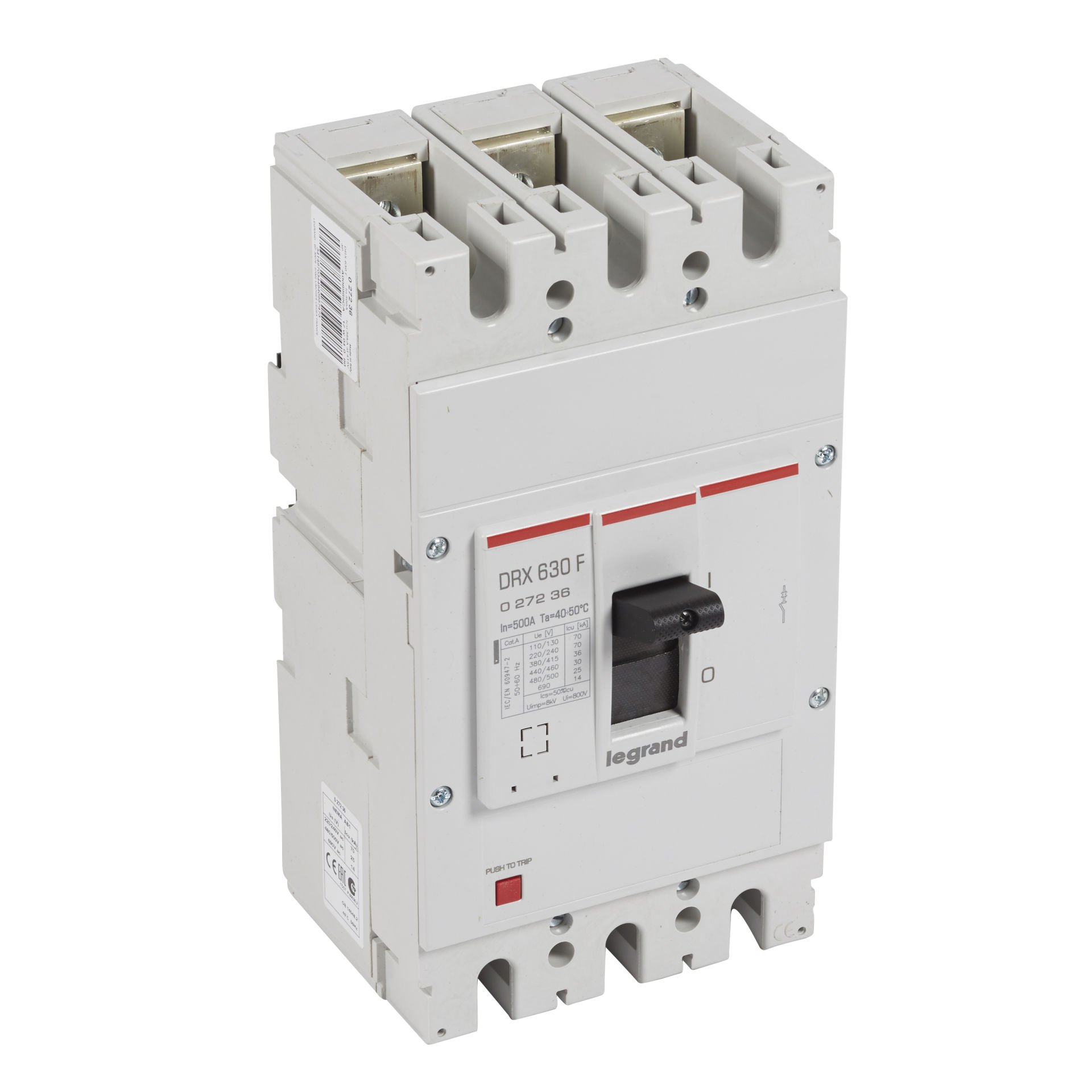 Legrand  DRX630 Sabit 3P 500A 36kA  LEG-027236