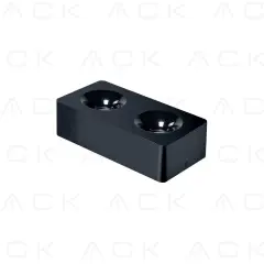 ACK Sıva Üstü Tavan Armatürü 2*10W 3000K Siyah AH12-01201