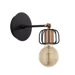 Aydinlatmadunyam Aplik Black Demre-N-1206