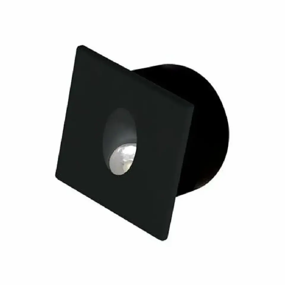 Horoz 079-001-0003 Zümrüt 3W Siyah Led Gömme