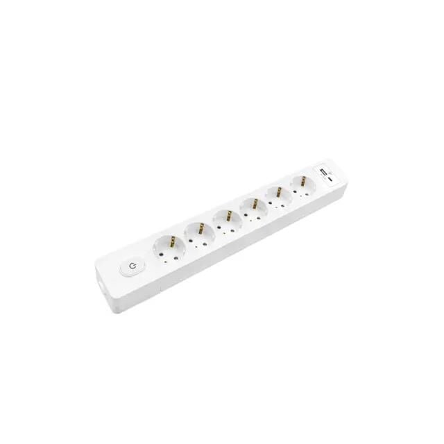 Seldur Altili Anahtarli USB Sarjli (12W) Toprakli Priz, 5m, ÇK G6TU51x