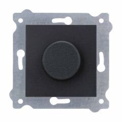 Exen Metalik Siyah Modül+Kapak  Dimmer 800W