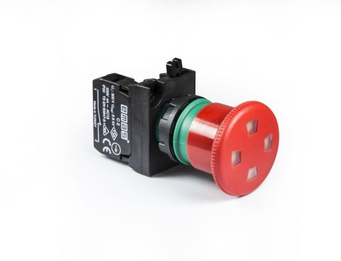 Emas C Pl Şoklu Acil Stop But. 40 Mm Pencereli - CP200EP