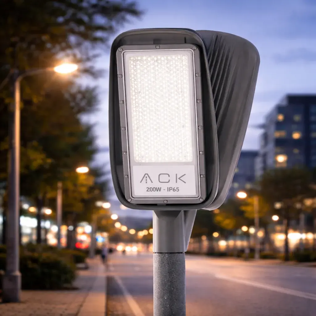 ACK AT41-05030 50W Siyah 6500K Ip65 Smd Led Sokak Armatürü