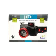 Panther Pt-5224 Usb Sarjli Kafa Lambasi