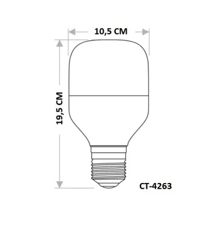 Cata 15 Watt E27 Duylu Torch Led Ampul CT-4329 Günisigi