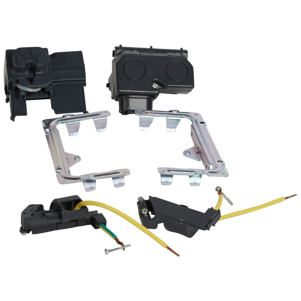 Legrand  8 (2x4)modül  Donatılabilir masa veya döşeme altı buat için montaj kiti  LEG-054008