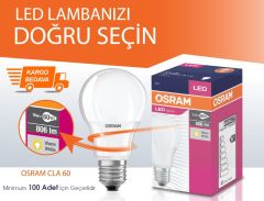 8,5w Osram Led Ampul  E27 Duy 806 Lümen