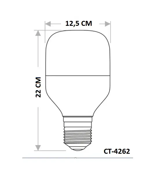 Cata 50 Watt E27 Duylu Torch Led Ampul CT-4262 Günisigi
