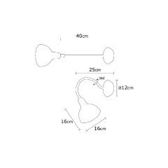 Aydinlatmadunyam Aplik Vintage Kumluca-N-525