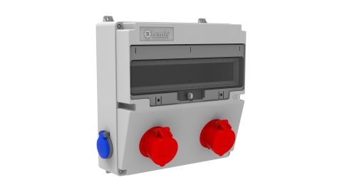 Bemis  Ön 2 Ad. 5/16A.  380V.  Yan 2 Ad. 1/16A.  220V.  IP44 BD4-2218-2020