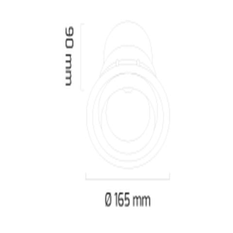 Goya Gy 3050-42 Beyaz Kasa 42W 40° 3000K Sıva Altı Cob Led Armatür