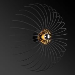 Aydinlatmadunyam Aplik Black Karsortel-N-643