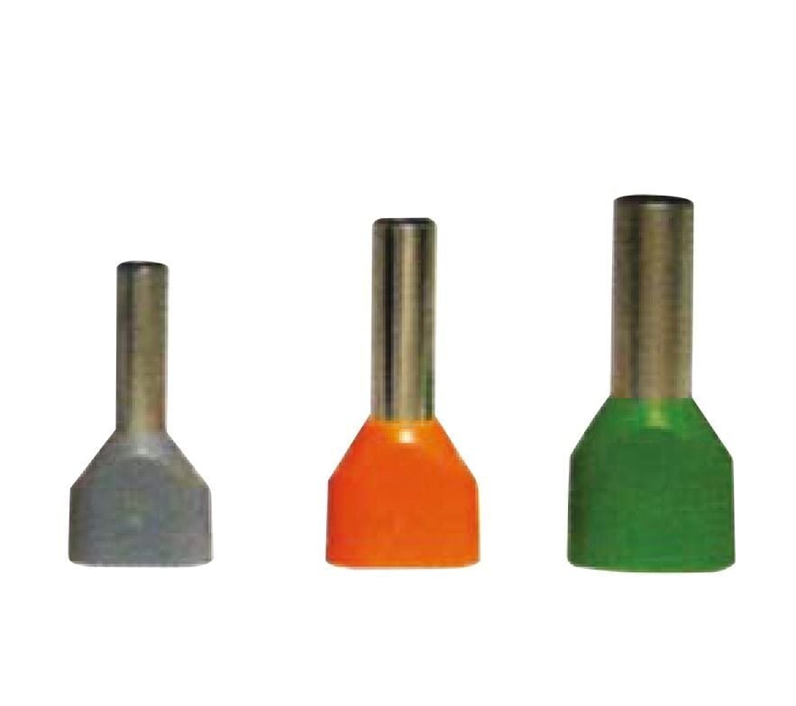 Mutlusan Icyf 0508 İzoleli Çift Giriş Yüksük 2X0,5 Mm - 014 100 020508