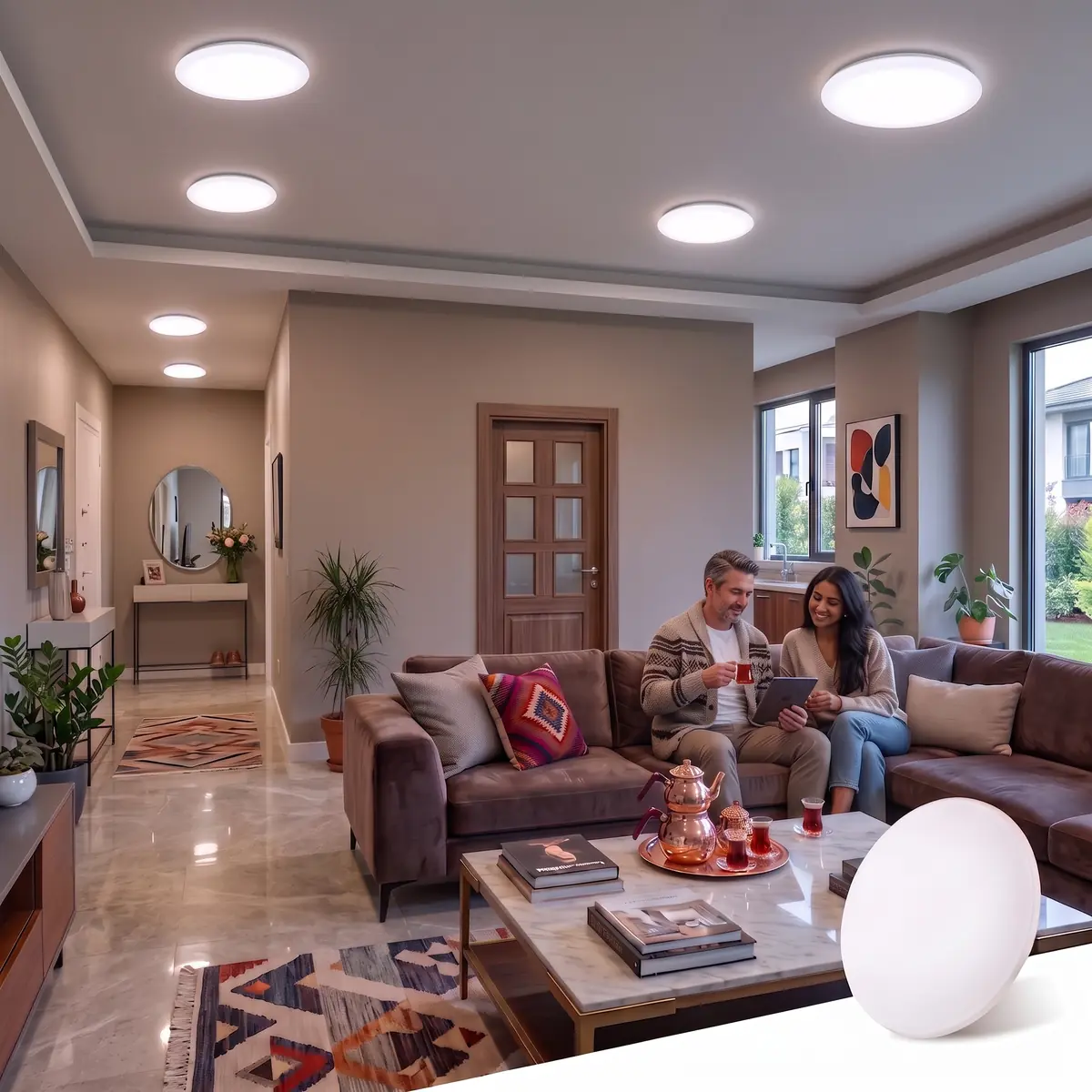 Horoz 20W Led Panel Ayarlanabilir Beyaz 6400K Stella-20 H-016-052-0020-0003