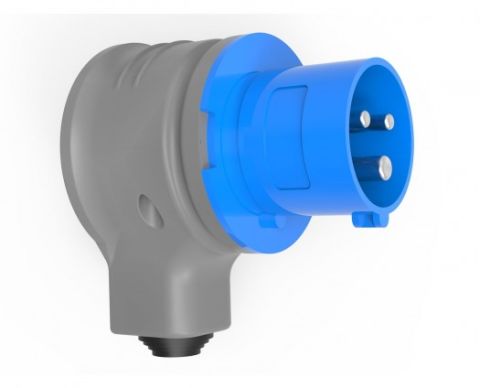 Bemis  3/32A. 90° Eğik Döner Fiş IP44 BC1-3403-2130