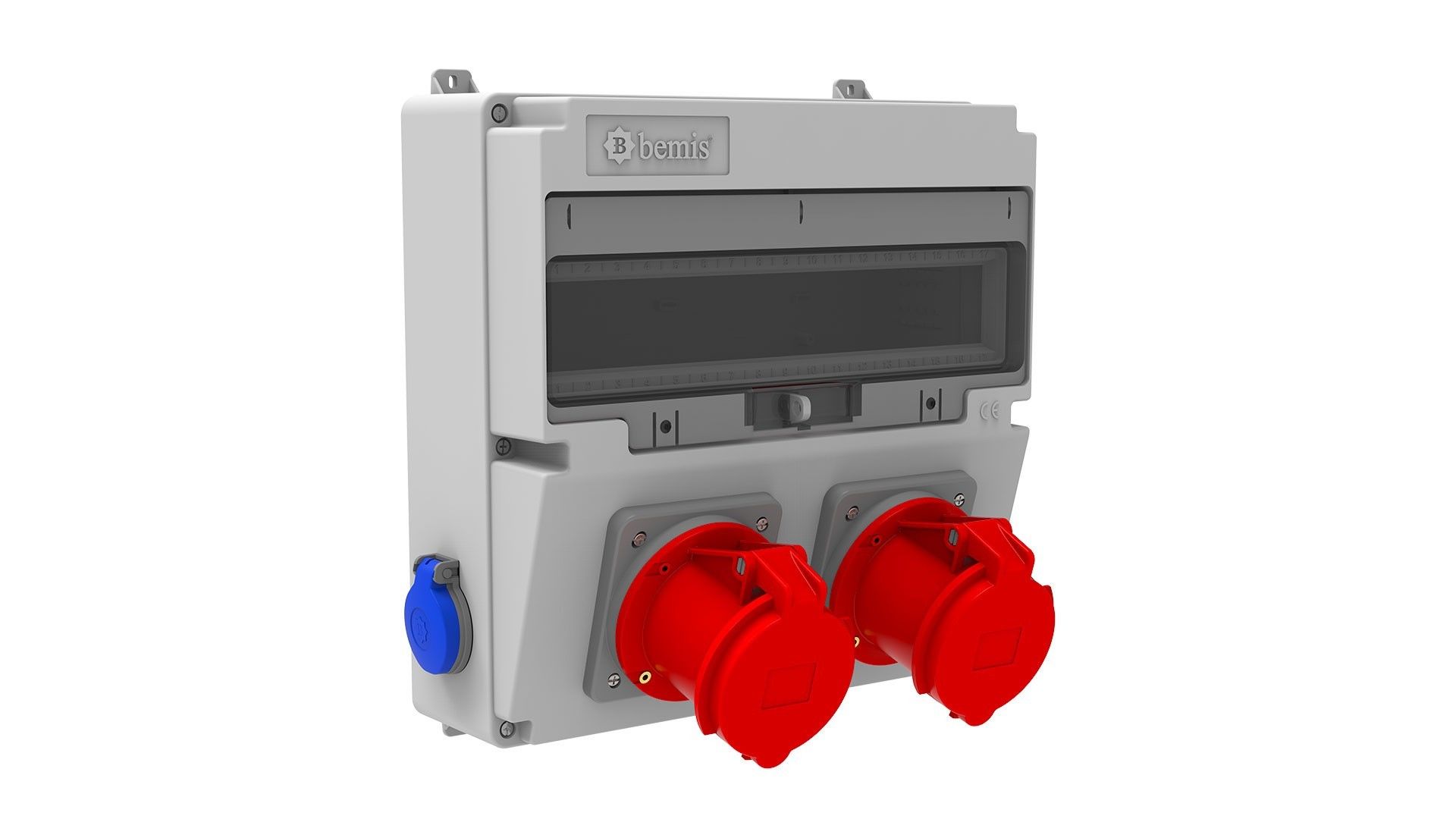 Bemis  5/63A. 380V. 2 Ad.-1/16A. 220V. 2 Ad. Yan IP44 BD4-2249-2020