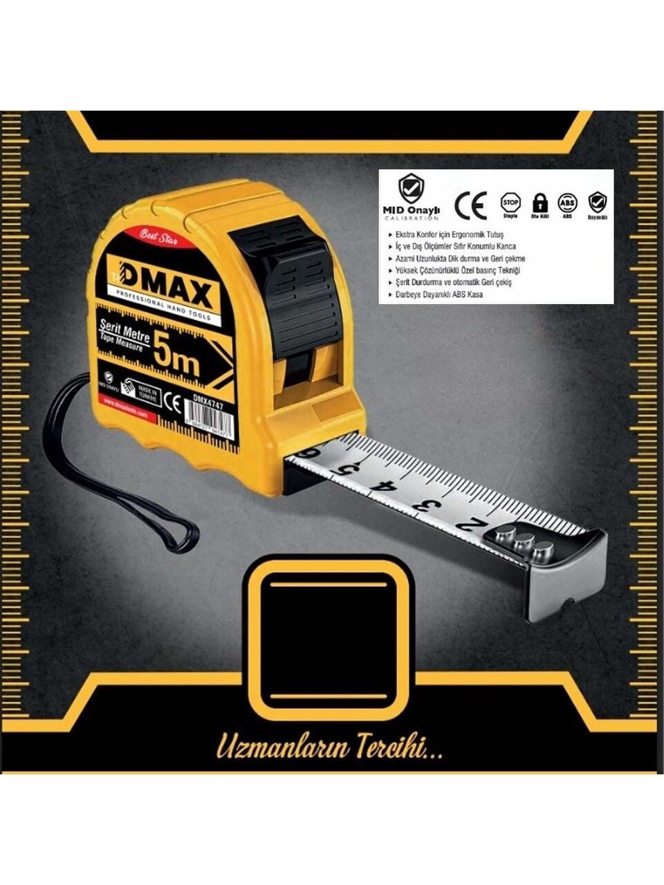 Dmax Serit Metre 5X19