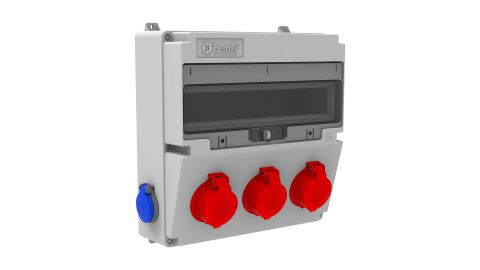 Bemis  Ön 3 Ad. 3/25A.  380V.  Yan 2 Ad. 1/16A.  220V.  IP44 BD4-2305-2020