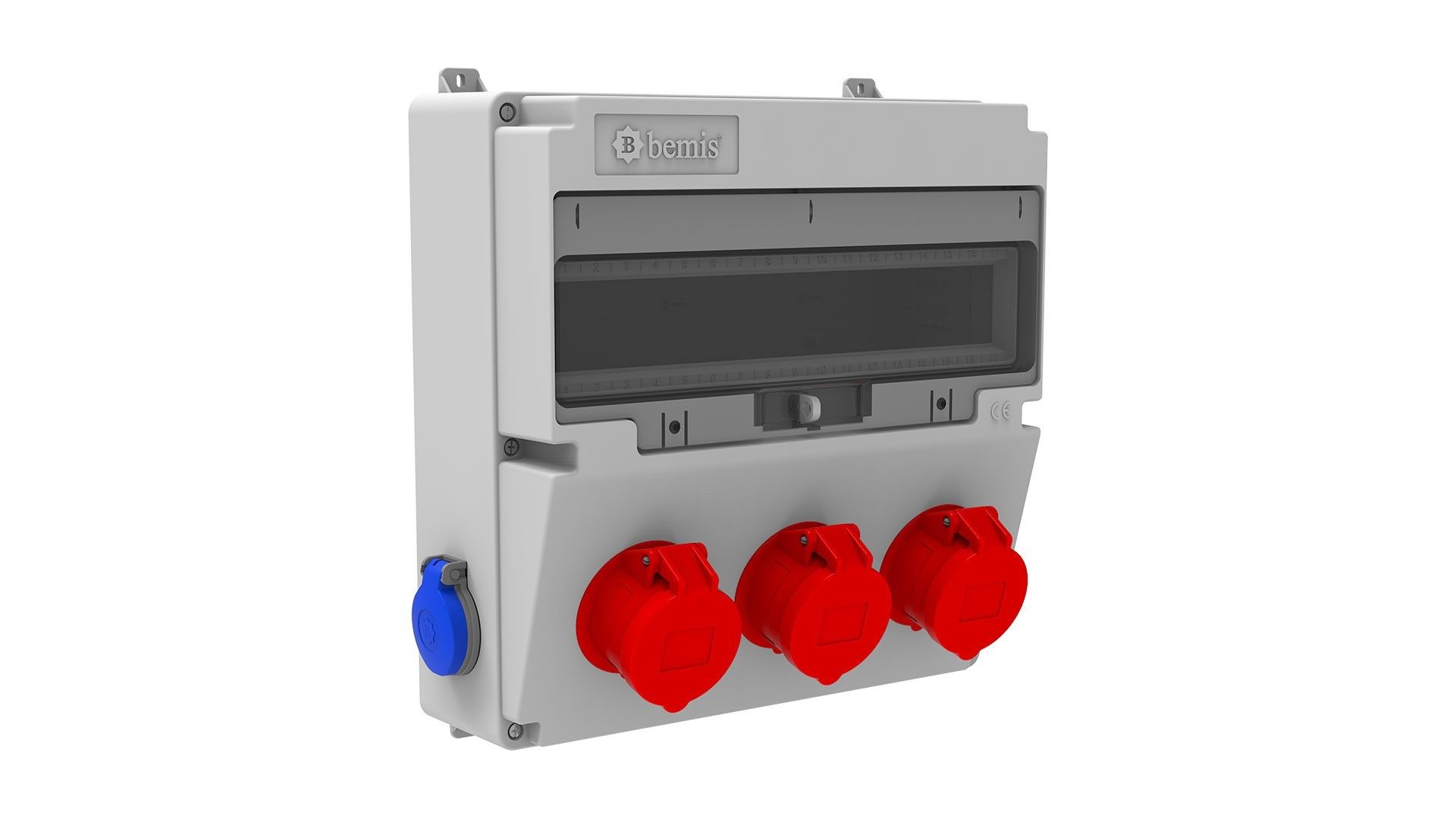 Bemis  5/16A. 380V. 3 Ad. Ön-1/16A. 220V. 2 Ad. Yan IP44 BD4-2318-2020