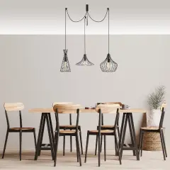 Aydinlatmadunyam Sarkit Black Teltom-N-1291