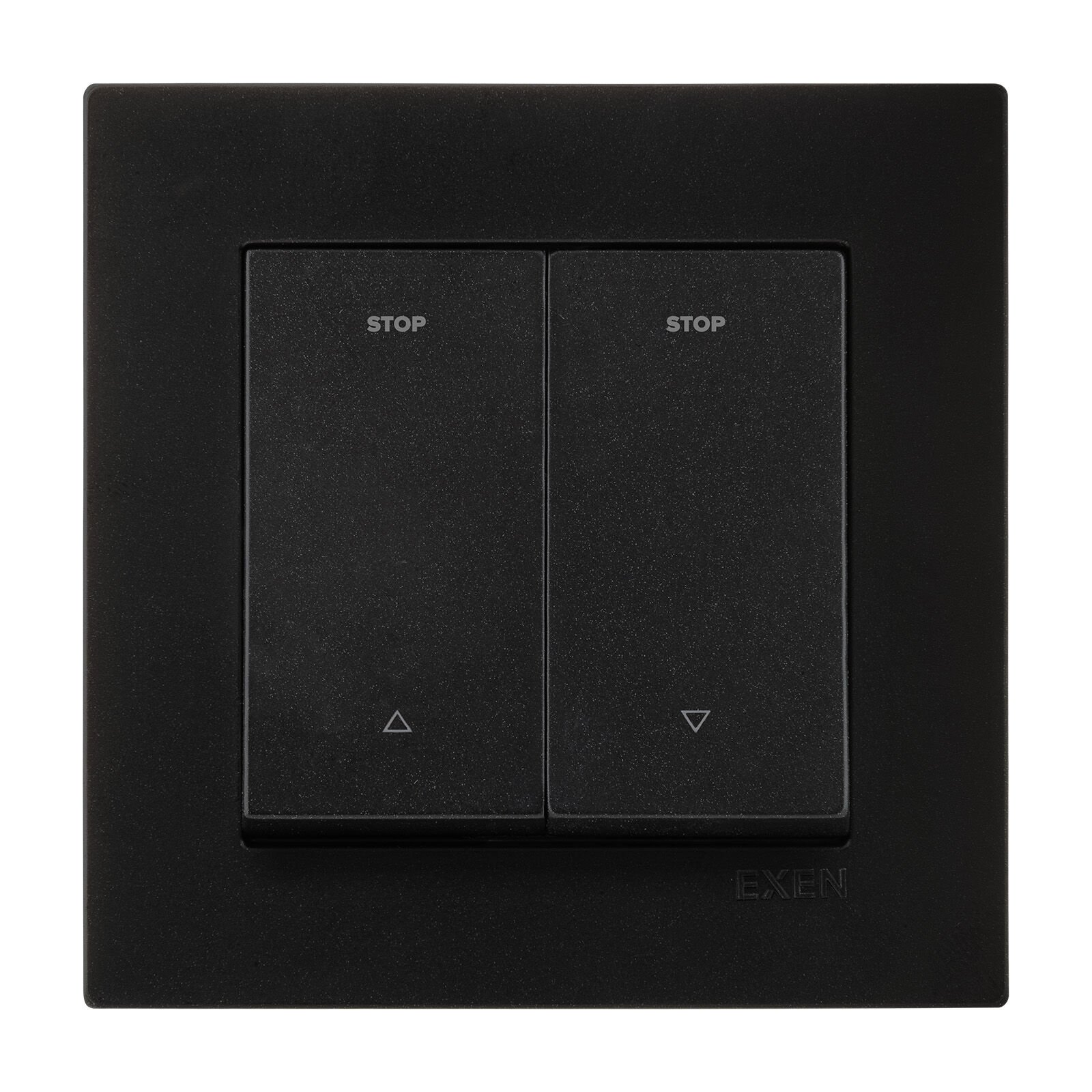 Exen Karell Metalik Siyah Yaysiz Jaluzi Komple Takim