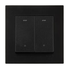 Exen Karell Metalik Siyah Yaysiz Jaluzi Komple Takim