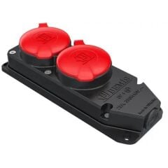 Seldur 3x25A 2’li Trifaze Kauçuk Grup Priz K325-306