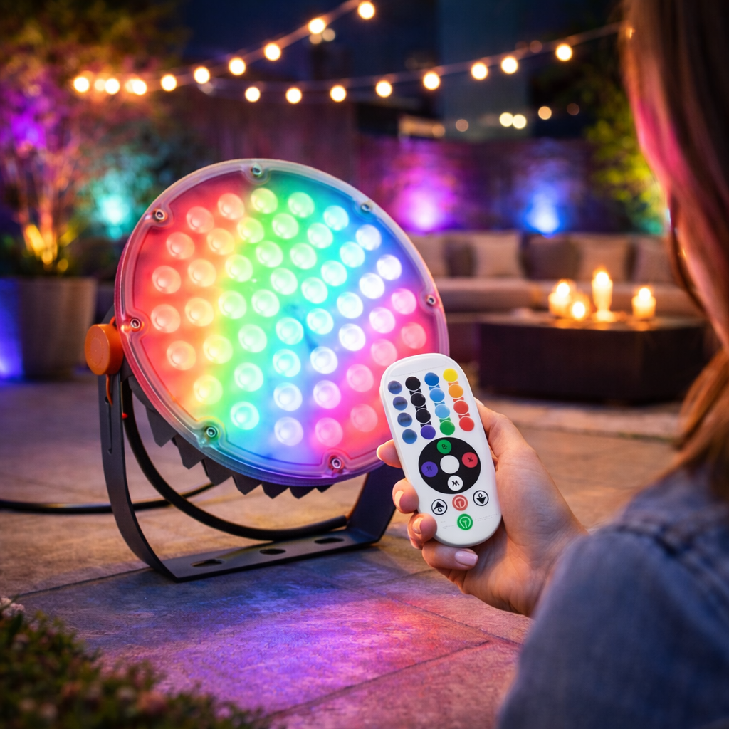 ACK AT62-35092 50W Rgb Yuvarlak Projektör