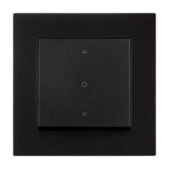 Exen Karell Metalik Siyah Tek Tuslu Jaluzi Komple Takim