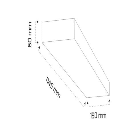 Goya Gy 4320 Siyah Kasa 120W 4000K Yüksek Tavan Arm*