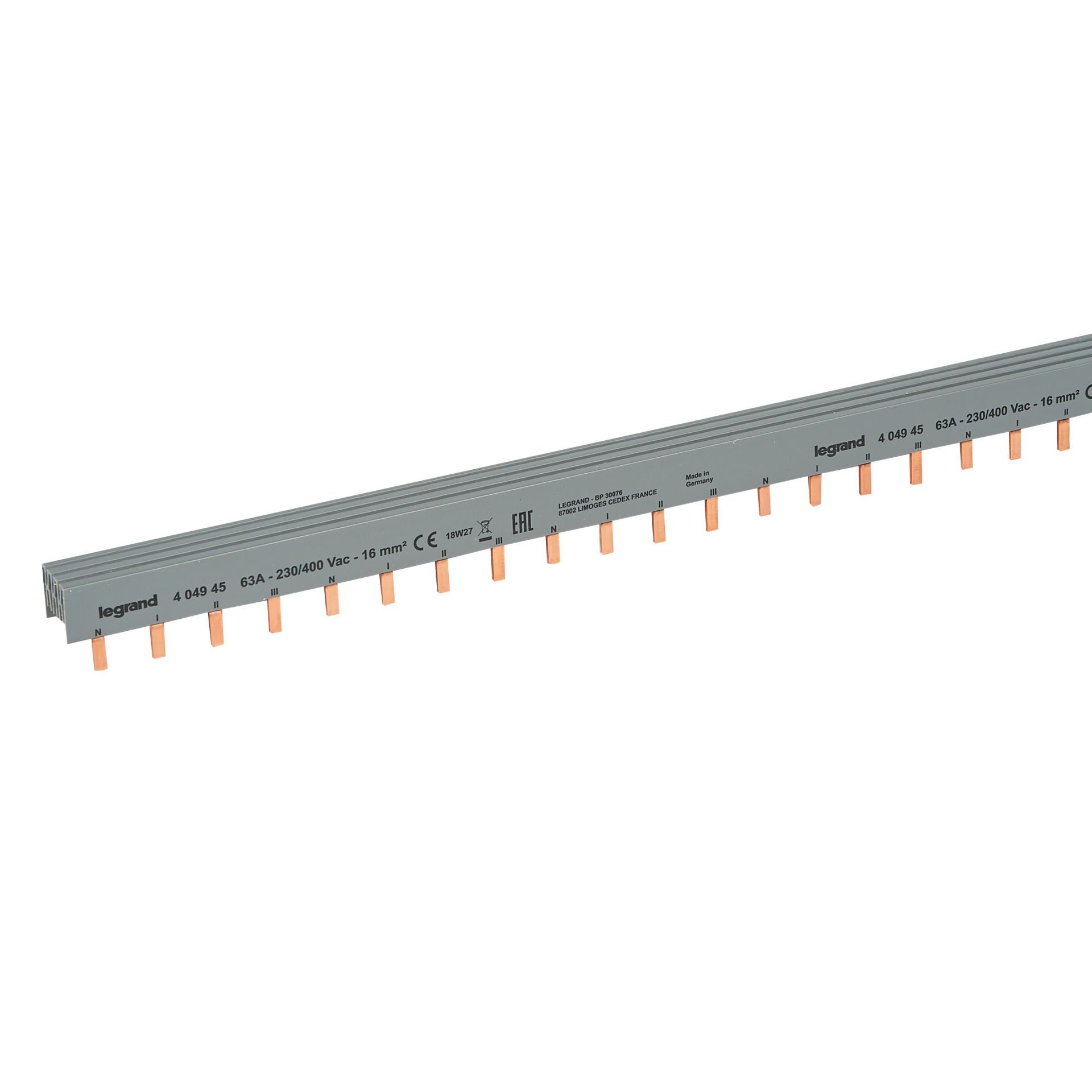 Legrand  Otomatik sigorta baraları 4kutup bağlanan azami cihaz miktarı 14 LEG-404945