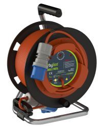 BYLION PMC-32325-F PLS BOBIN Ø280 IP44 F TYPE (SCHUKO) 3G2,5 30+2M TURUNCU KABLO