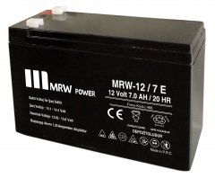 Mervesan Power Markalı Kurşun/Asit Kuru Tip Akü 12 Volt 7 AH