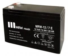 Mervesan Power Markalı Kurşun/Asit Kuru Tip Akü 12 Volt 7 AH