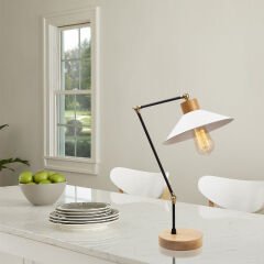 Aydinlatmadunyam Masa Lambasi White Koniksivama-N-608