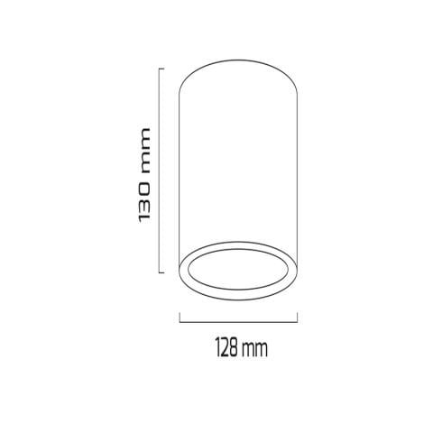 Goya Gy 1854 Beyaz Kasa 36W 60° 3000K Sgd Led Sıva Üstü Armatür
