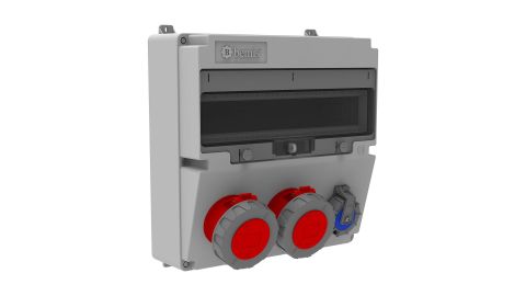 Bemis  4/32A. 380V. 1 Ad. Ön-5/32A. 380V. 1 Ad. Ön-1/16A. 220V. 1 Ad.  Ön IP66 BD4-6130-1241