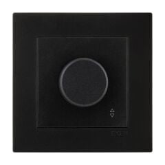 Exen Karell Metalik Siyah Veavien Dimmer 500W Komple Takim