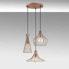 Aydinlatmadunyam Sarkit Copper Teltom-N-1298