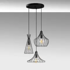 Aydinlatmadunyam Sarkit Black Teltom-N-1300