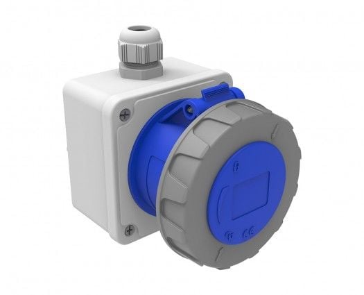 Bemis  3/32A. Duvar Priz IP67 BC1-3403-7510